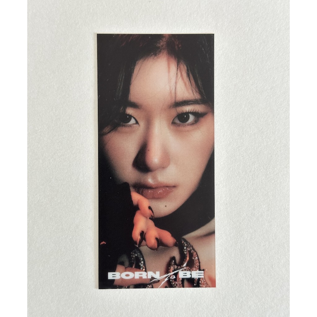 ITZY 2o Álbum BORN TO BE Official Fotocard-Chaeryeong | Shopee Brasil
