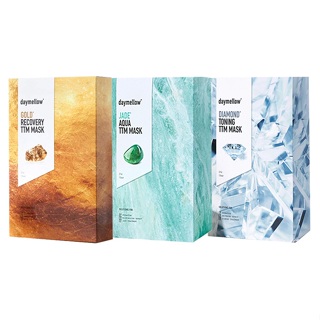 [daymellow] Gold Recovery/Diamond Toning/Jade Aqua TTM Mask 10pcs