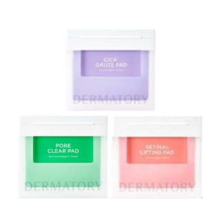 dermatory toner pad original or refill 3types(cica gauze/pore clear/retinal lifting)