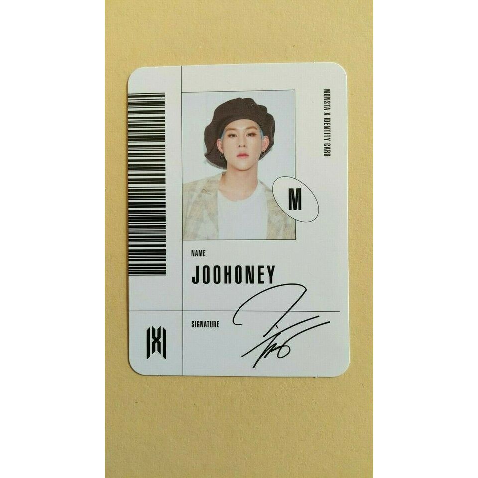 MONSTA X 7o mini Álbum FOLLOW FIND YOU Cartão Fotográfico Oficial
