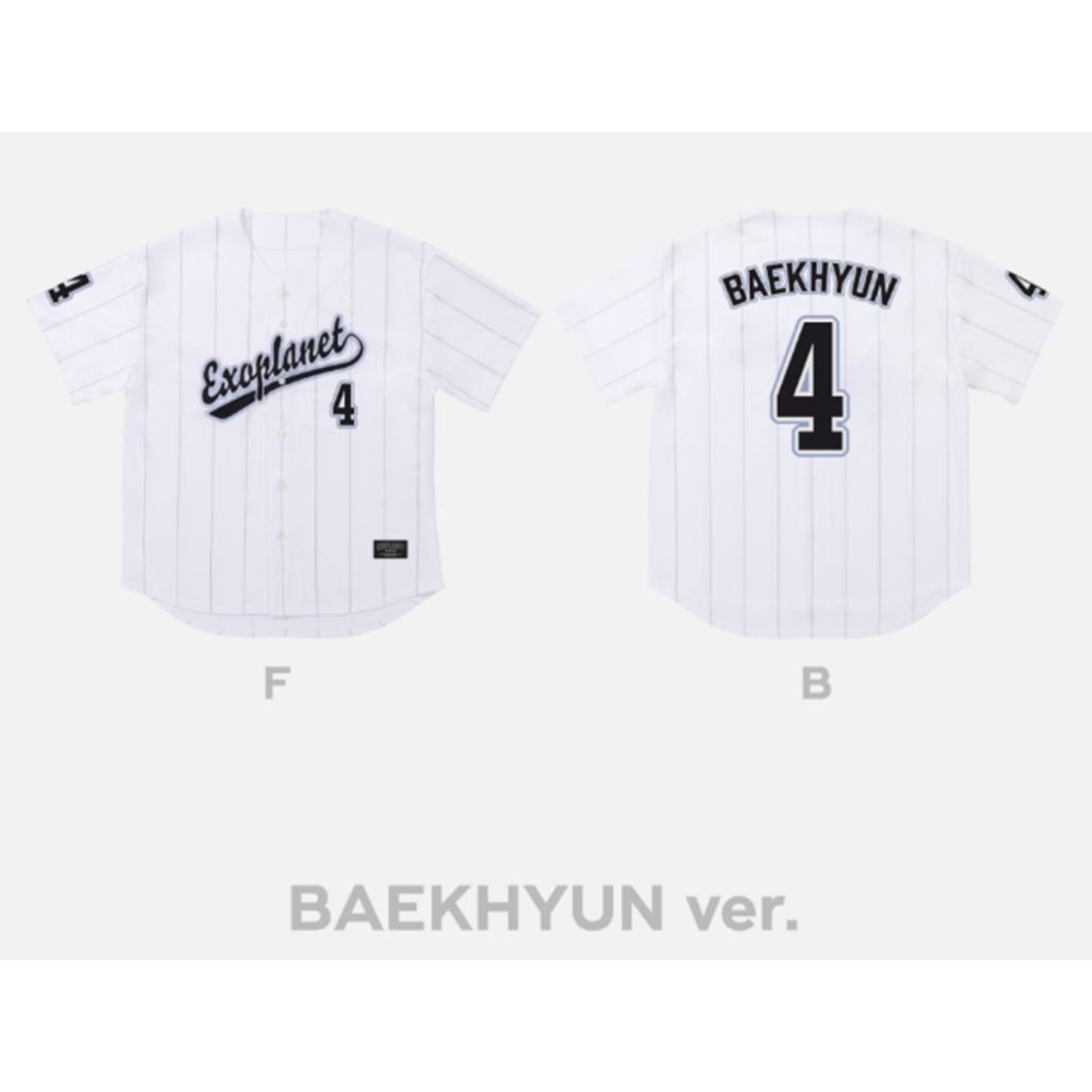 EXO BASEBALL Uniforme-EXOcial Club Cream Soda Camisa Produtos Da