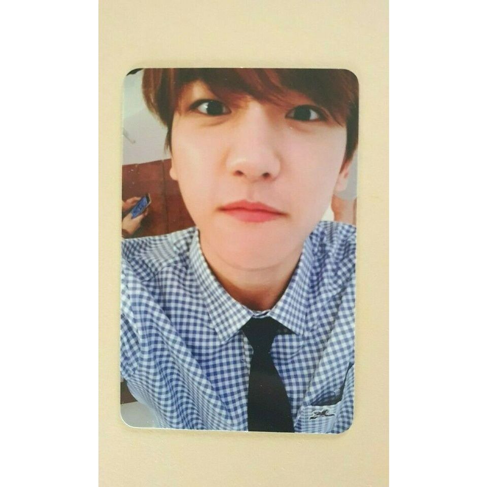 EXO Exodus Cartão Fotográfico Oficial-Baekhyun Suho DO | Shopee Brasil