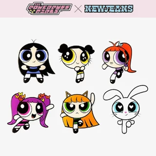 [NewJeans THE POWERPUFF GIRLS x NJ Telefone Acrílico GRIP_From Coréia