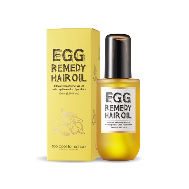 too cool for school ヘアオイル Too cool for school Egg remedy hair oil 100ml | Shopee Brasil