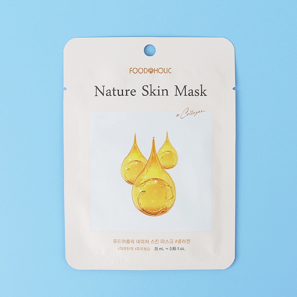 Food A HOLIC Nature Skin mask 23 ml-Máscara natural , Pepino