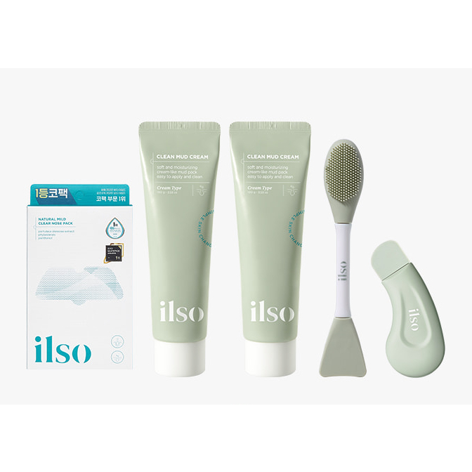 ilso ロウン ilso x ROWOON Natural Mild Clear Nose Pack Biocelulósico 1EA