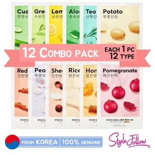 MISSHA 12pcs [Máscara De Folha De Encaixe Aéreo