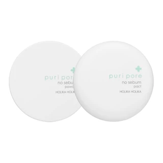 holika holika puri pore no sebum powder 7g, pact 8g