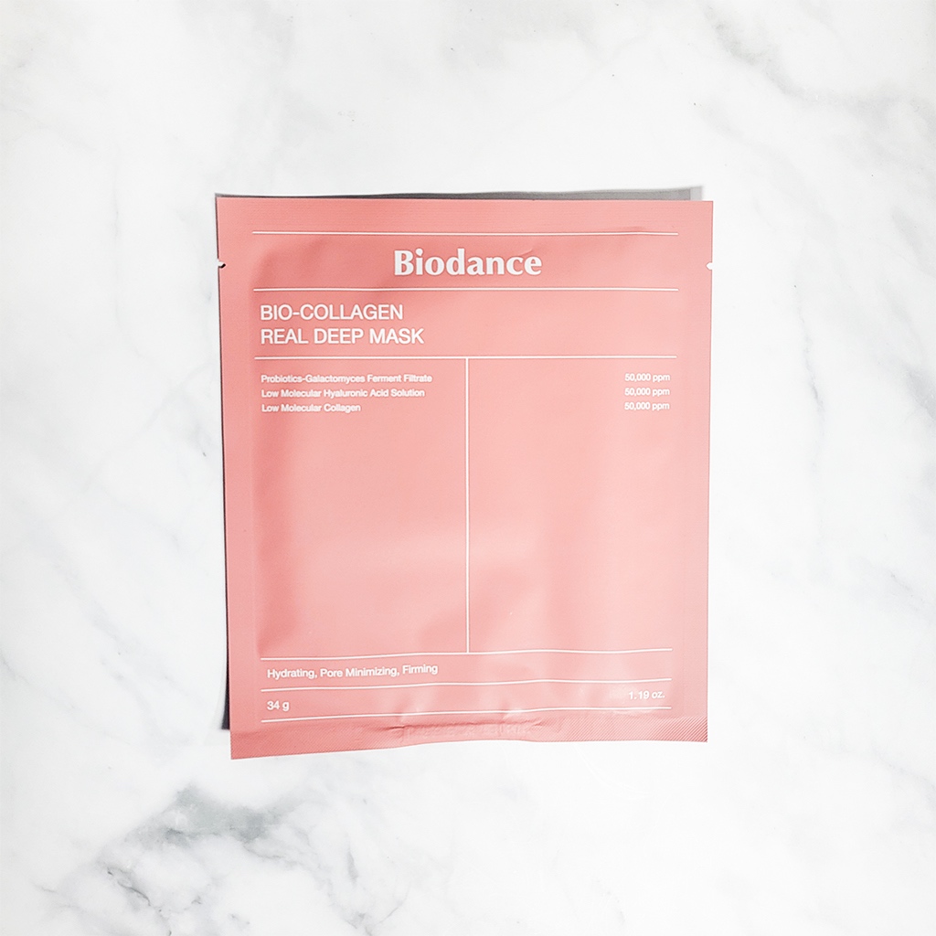biodance bio-collagen real deep mask 1ea 34g | Shopee Brasil