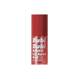 unpa bubi bubi bubble lip scrub red 10ml