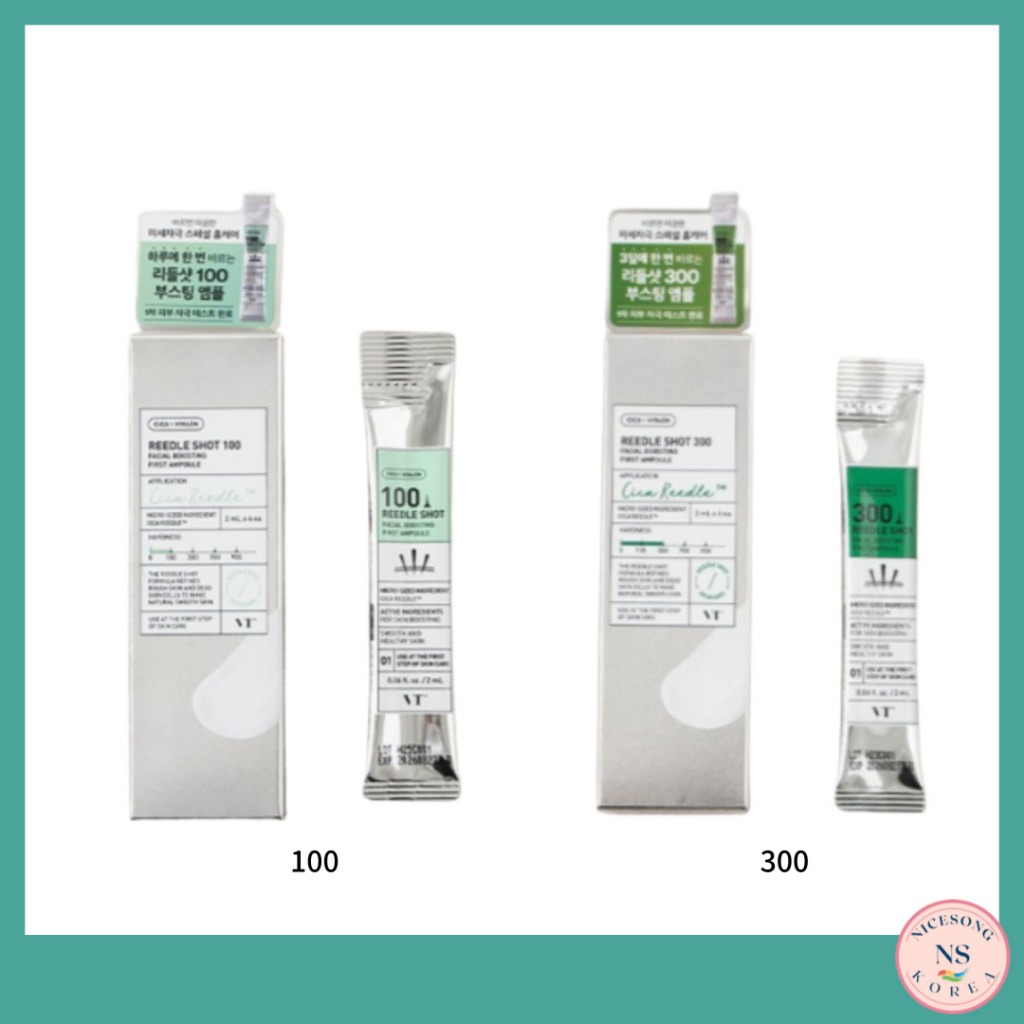 VT Reedle Shot Facial Boosting First Ampoule (100/300) (Daiso