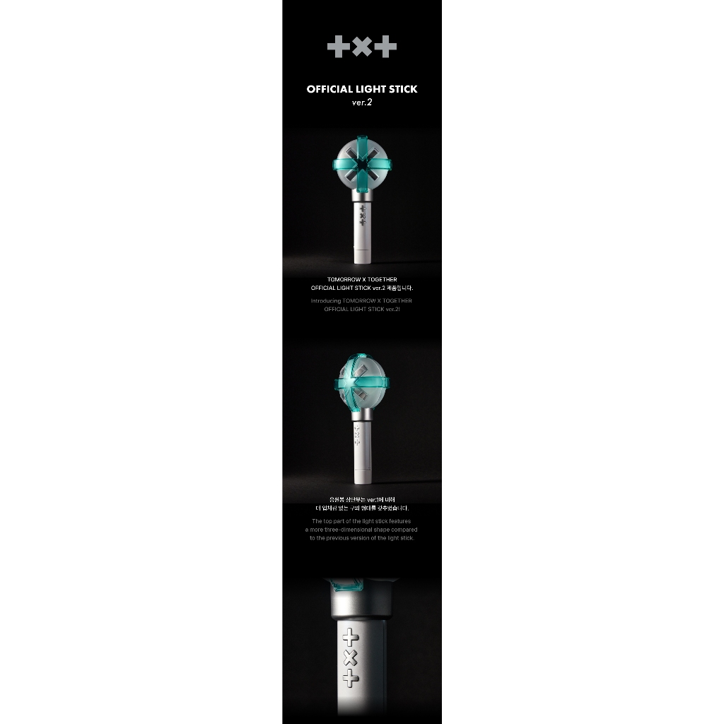 TXT - OFFICIAL LIGHT STICK VER.2 LIGHTSTICK MOABONG | Shopee Brasil
