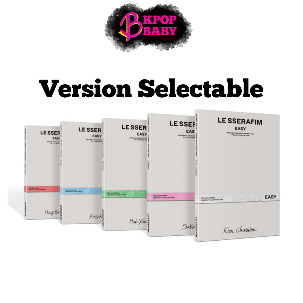 LE SSERAFIM (COMPACT ver.) [EASY] 3rd Mini Album | Shopee Brasil