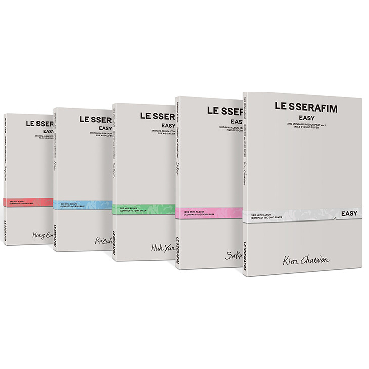 LE SSERAFIM EASY 3rd Mini Album 3つセット LE SSERAFIM - [ EASY ] 3RD Mini Album (COMPACT Ver.) | Shopee Brasil
