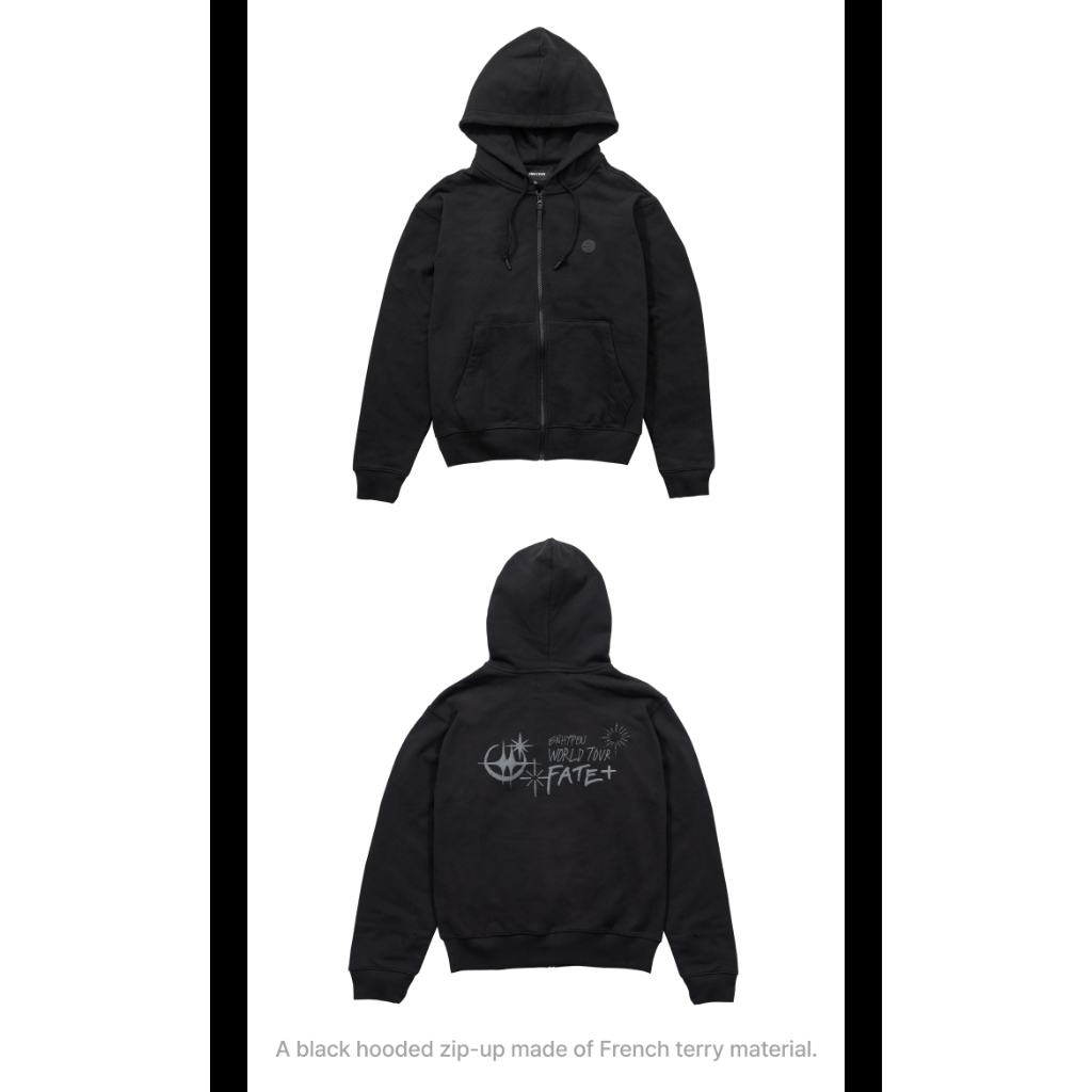 ENHYPEN Tour Mundial Destino Zip-Up Hoodie | Shopee Brasil