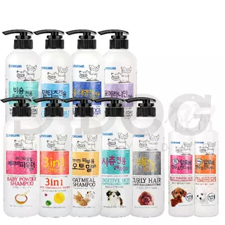 【 FORCANS 】 Korean Coleção De Perfumes De Xampu Para Cães Da Marca pet 11 Tipos 18,5oz (550ml)