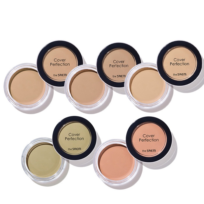 [the SAEM] Cobrir O Corretivo De Pote De Perfeição 6g Cover Perfection Pot Concealer