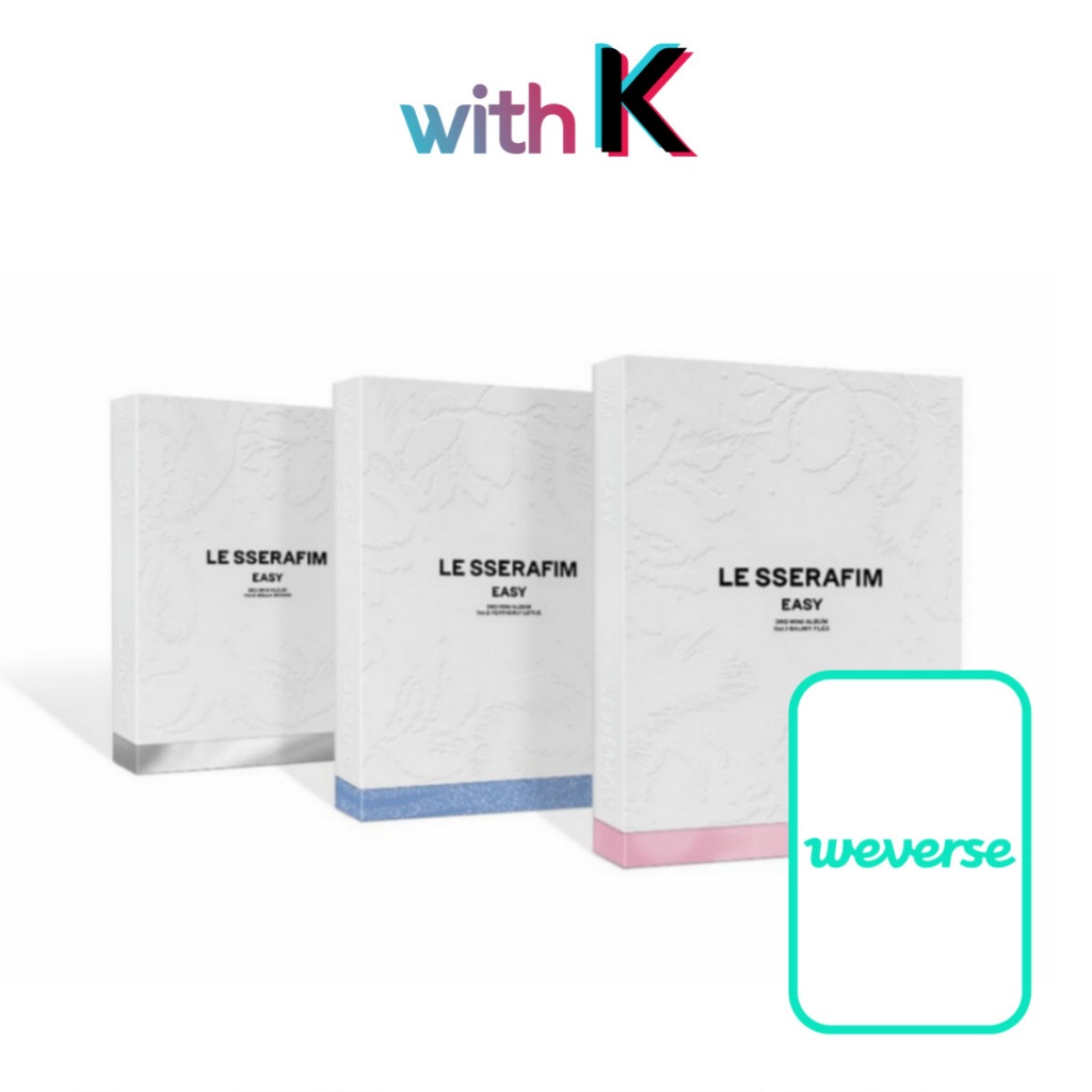 [Weverse] LE SSERAFIM - EASY / 3rd Mini Album | Shopee Brasil