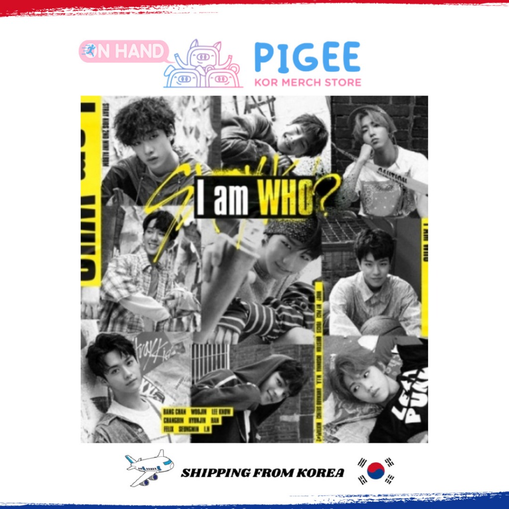 STRAYKIDS - [ I AM WHO ] 2ND Mini Album | Shopee Brasil