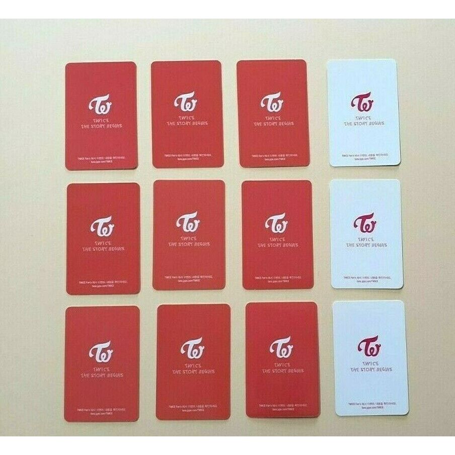 TWICE 1o mini Álbum The Story Begins Official Photocard Versão