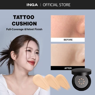 INGA Almofada Para Tatuagem De Longa Duração , De Alta Cobertura Inga base maquiagem (3 Cores)