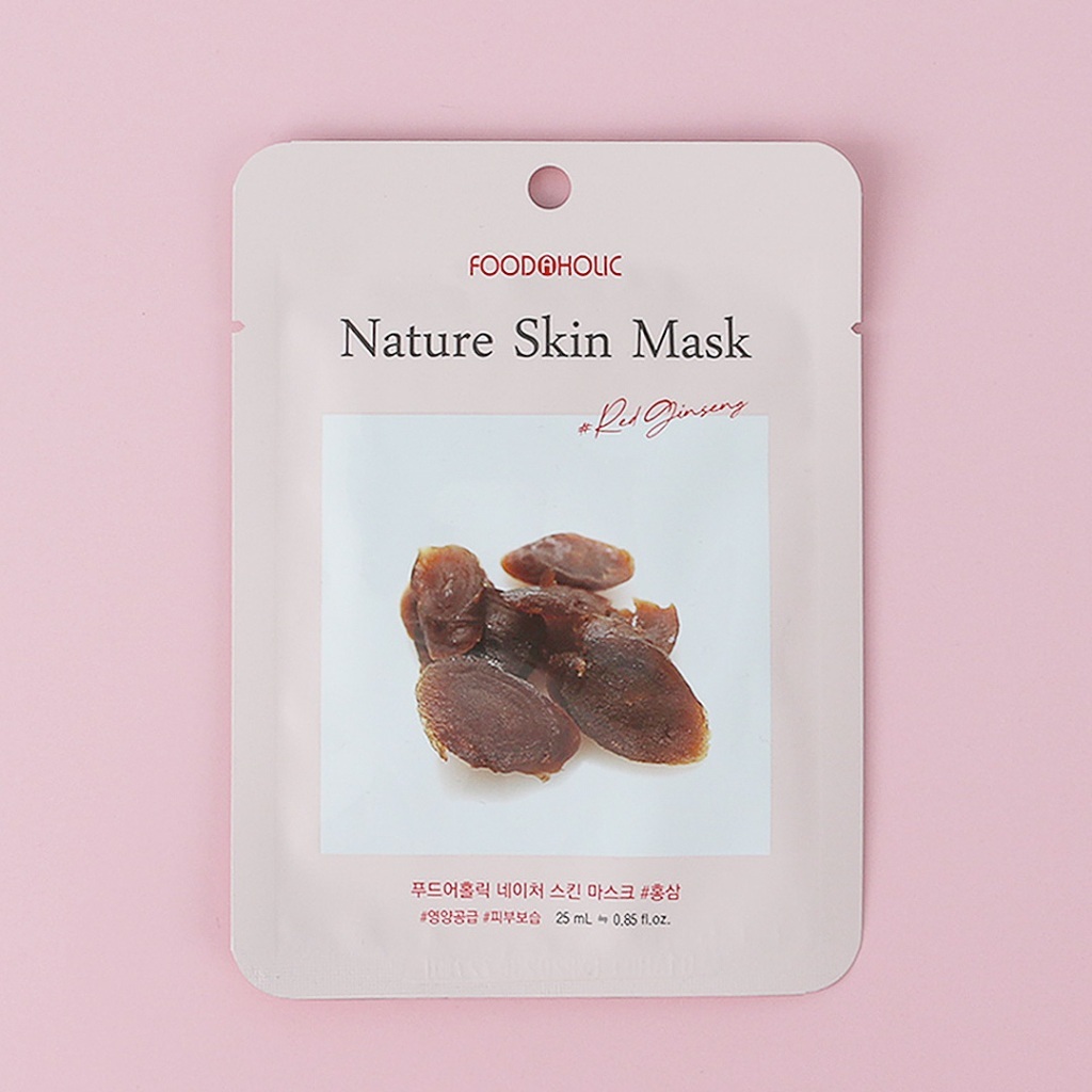 Food A HOLIC Nature Skin mask 23 ml-Máscara natural , Pepino