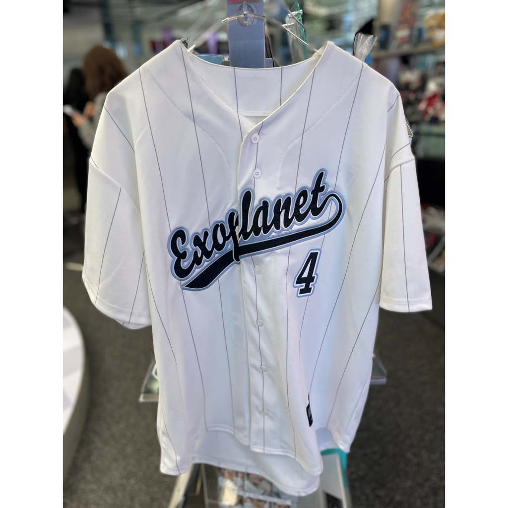 EXO BASEBALL Uniforme-EXOcial Club Cream Soda Camisa Produtos Da
