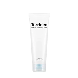 torriden dive in low molecular hyaluronic acid cleansing foam 150ml em Oferta na Shopee