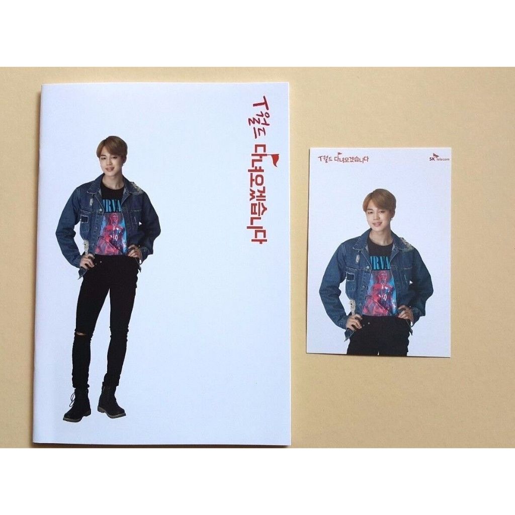 BTS Bangtan Boys SK Telecom Caderno Oficial De Telecomunicações