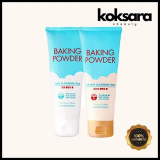 etude house baking powder pore cleansing foam / bb deep cleansing foam 160ml