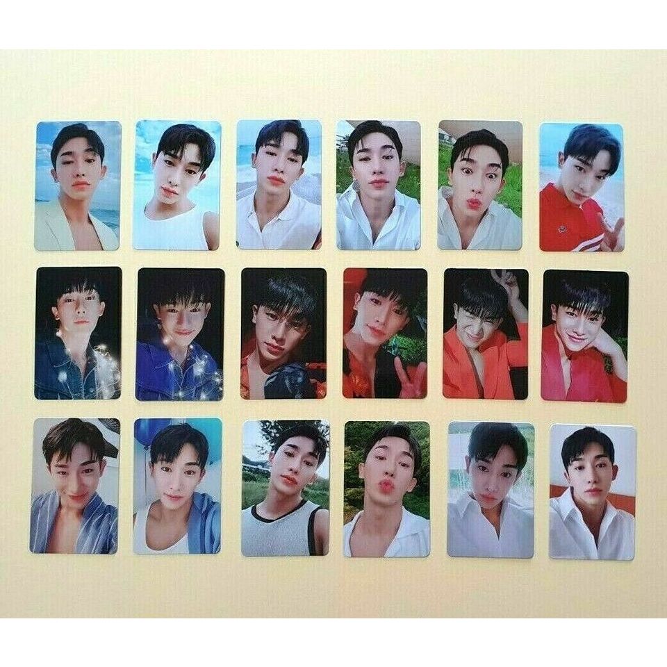 MONSTA X WONHO 2ND MINI ALBUM [Blue Carta] Cartão Fotográfico