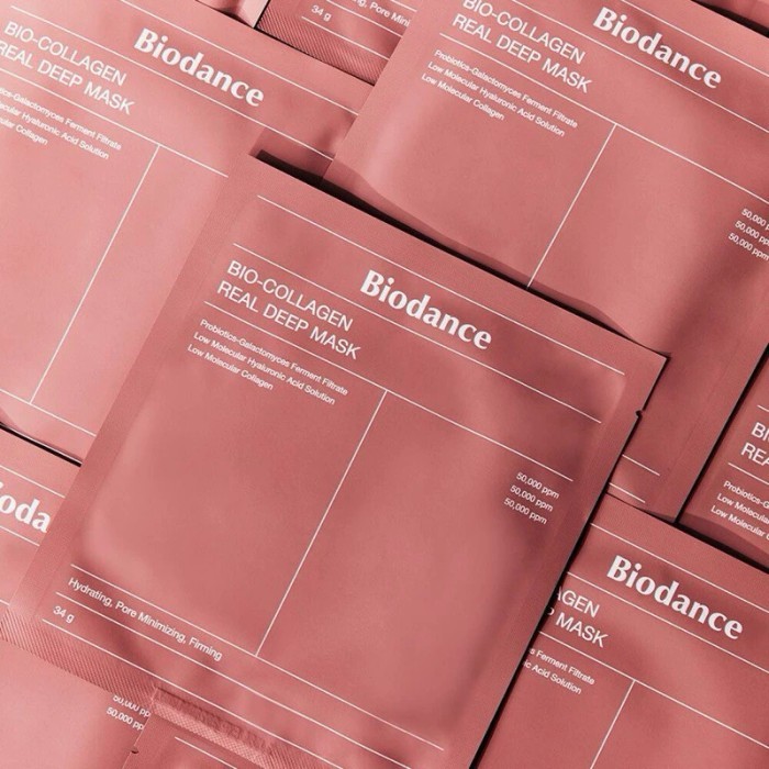 Biodance Bio-Collagen Máscara Real Profunda , Hidro Ceranol Folha
