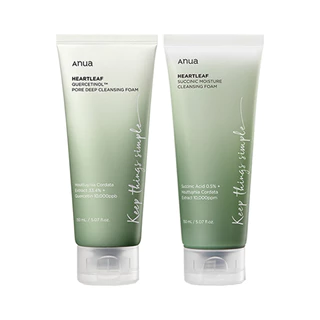 anua heartleaf quercetinol™ pore deep cleansing foam 150ml