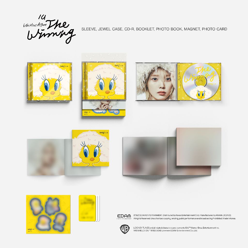 IU CD ALBUM 2枚 セット IU - [ THE WINNING - Tweety X IU ] 6TH Mini Album (SPECIAL Ver