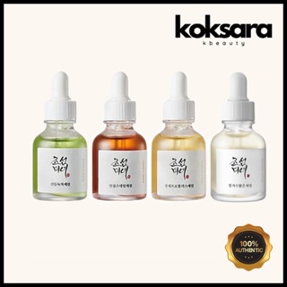 beauty of joseon serum revive, glow, glow deep, green tea 4type