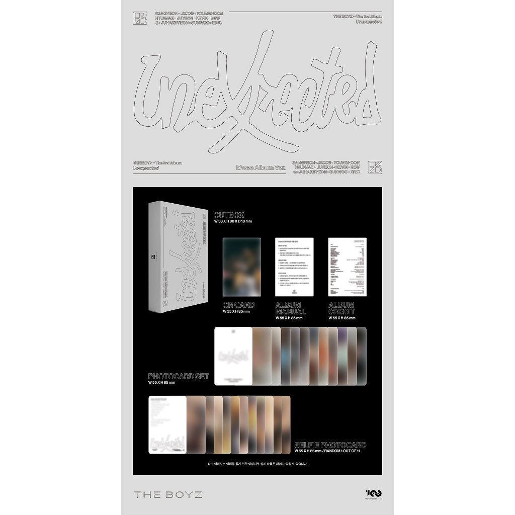 THE BOYZ - The 3rd Album 'Unexpected' (kiwee Album Ver.) | Shopee
