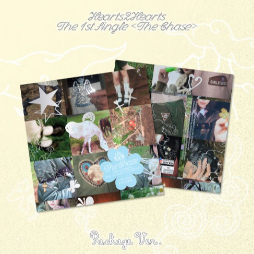 HEARTS2HEARTS - [ THE CHASE ] 1ST ALBUM (PACKAGE Ver.) | Shopee Brasil