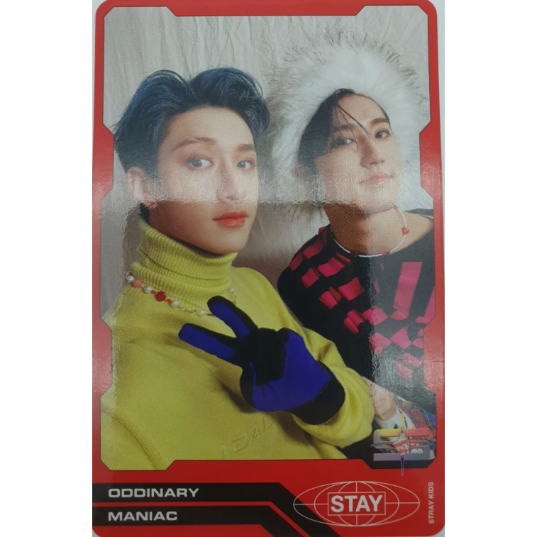 Oficial] SKZ STRAY KIDS ODDINARY MANIAC Álbum Cartão Fotográfico