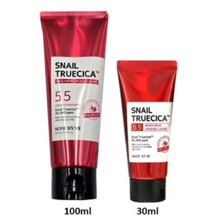 [SOME BY MI] Snail Truecica Miracle Repair Low pH Gel Cleanser 100ml / 30ml