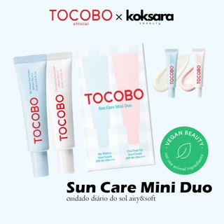 TOCOBO OFFICIAL sun Care Mini Duo (Creme Solar Biológico Aquoso/Para Cima)