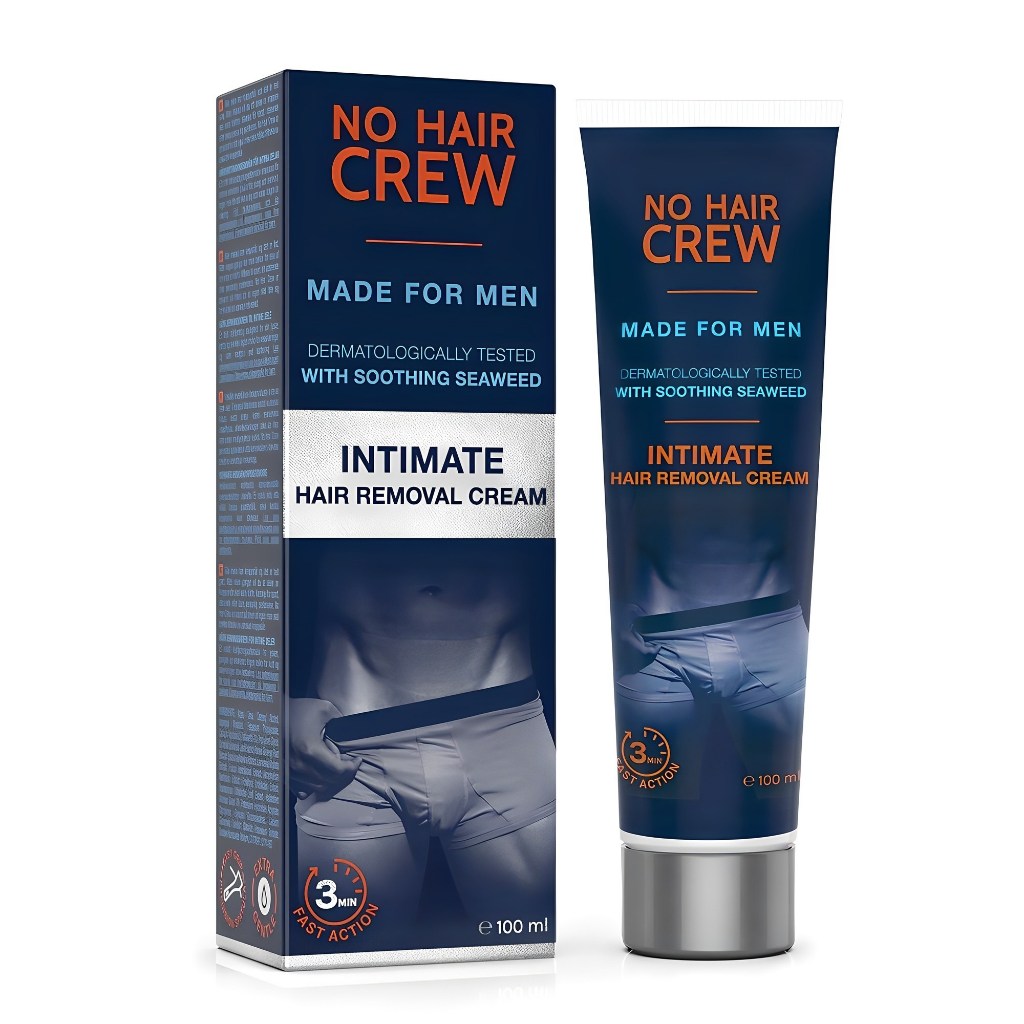 Creme Íntimo Depilatório Masculino No Hair Crew Para Corpo , 100ml ...