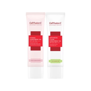 cell fusion c sun screen 50ml 2types(toning sun, advanced clear sun)