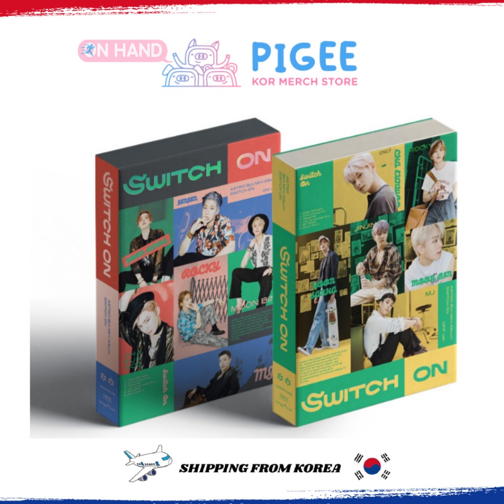 ASTRO - [ SWITCH ON ] 8TH Mini Album | Shopee Brasil