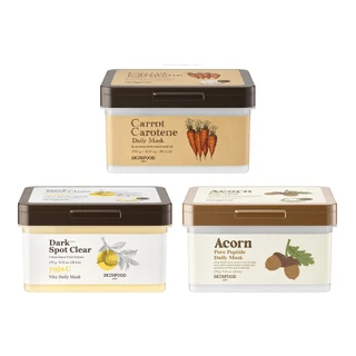 skinfood daily mask 3types 270g 30sheets