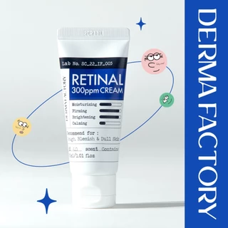 [Derma Factory] (1+1) Retinal 300ppm Creme 30g | Cuidados Com A Pele Coreana DermaFactory Retinol De Alta Concentração