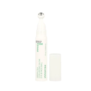 innisfree green tea hyaluronic acid glow eye & face ball 10ml