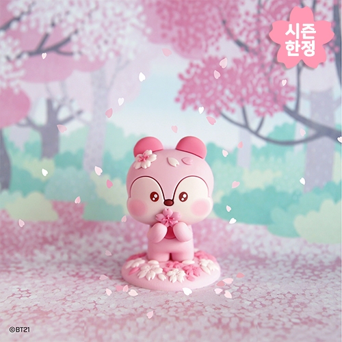 BT21 CHERRY BLOSSOM フィギュア 桜 春 コンプリート BT21 Figura [Cherry Blossom] Reabastecido | Shopee Brasil