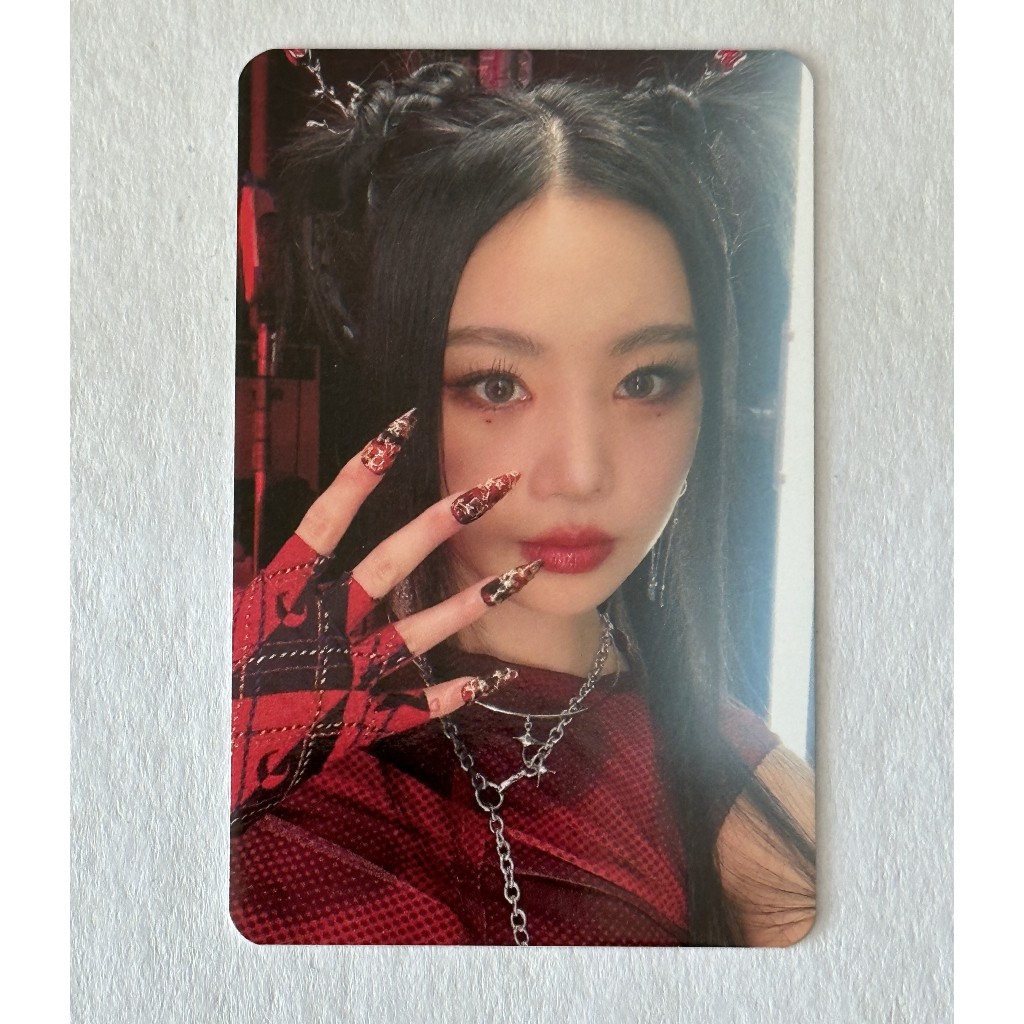 G) I-dle-Idle SOOJIN 1o Álbum Solo EP (AGASSY) Cartão Oficial POB