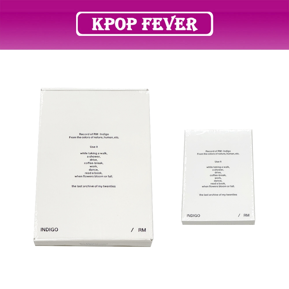 WEVERSE POB] BTS RM - INDIGO (BOOK EDITION/WEVERSE ALBUM ver