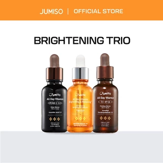 Jumiso All Day Vitamin Brightening Trio 30ml_Brightening & Soro facial Balanceador , VC-IP1.0 Firmador , Puro C 5.5 Glow